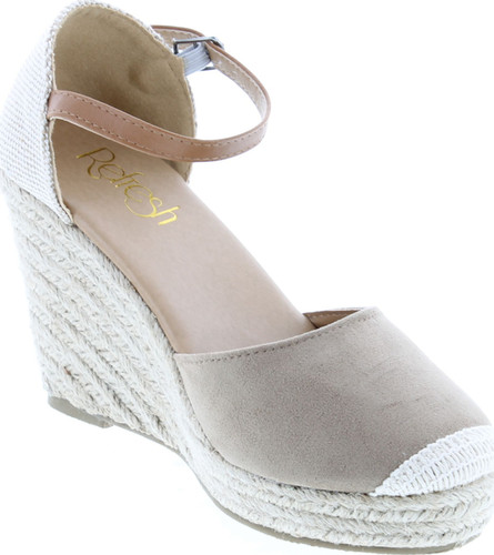 Refresh Sandra-01 Women's Espadrille Platform Wedge Sandals