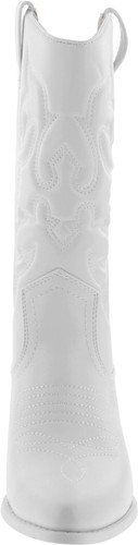 Soda Reno Women Western Cowboy Pointed Toe Knee High Pull On Tabs Boots