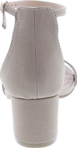 Top Moda Darcie-1 Women's Fashion Ankle Strap Chunky Low Heel Dress Sandal Shoes