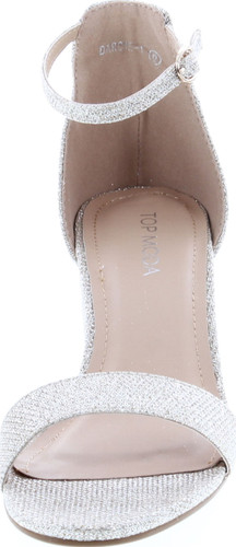 Top Moda Darcie-1 Women's Fashion Ankle Strap Chunky Low Heel Dress Sandal Shoes