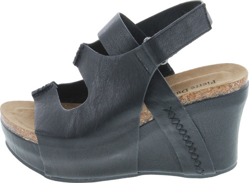 Pierre Dumas Hester-10 Women Low Wedge With An Adjustable Side Buckle
