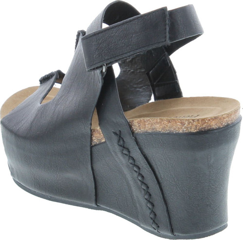 Pierre Dumas Hester-10 Women Low Wedge With An Adjustable Side Buckle