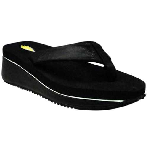Volatile Women's Cafe Metallic Wedge Sandals Flip Flops