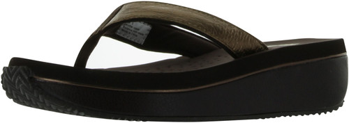 Volatile Women's Cafe Metallic Wedge Sandals Flip Flops