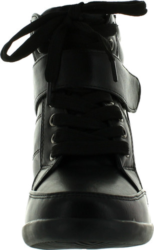 Forever Womens Peggy-61 Hot New Fashion Lace Up Wedge Sneakers Casual Shoes