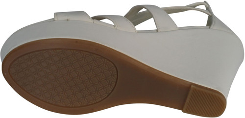 Top Moda Womens Lindy-3 Strappy Fashion Wedge Sandals