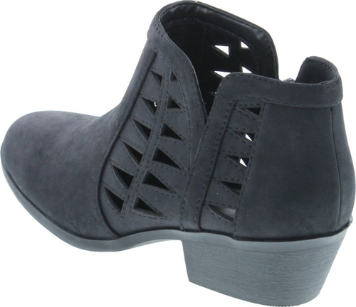 Soda Women's Closed Toe Multi Strap Ankle Bootie