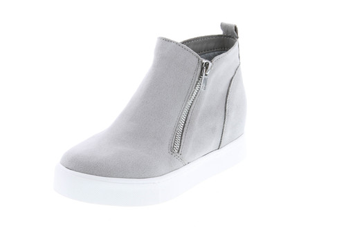 Soda Taylor Hidden Wedge Sole Booties Ankle Heels Sneaker Shoes Side Zipper