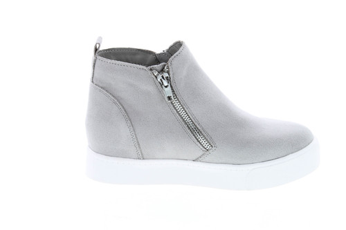 Soda Taylor Hidden Wedge Sole Booties Ankle Heels Sneaker Shoes Side Zipper