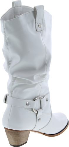 Premier Standard Women's Western Cowboy Pointed Toe Knee High Pull On Tabs Boots