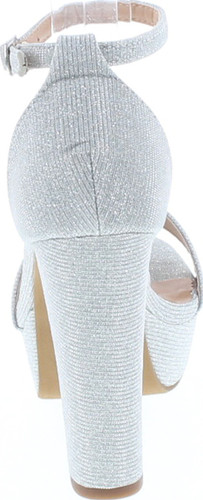 Top Moda Women's Top Moda Thomas-52 Open Toe High Chunky Block Heel Platform Ankle Strap Sandals