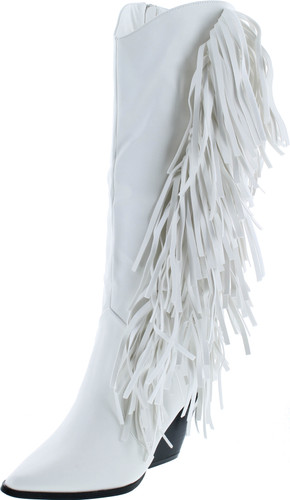 Cape Robbin Cowtown Cowboy Mid Calf Boots Women Western Cowgirl Boots With Chunky Block Heels