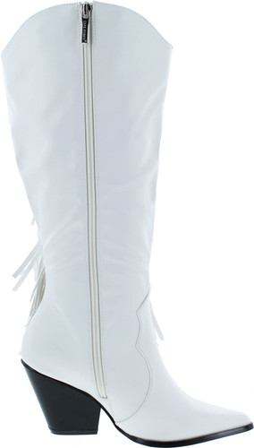 Cape Robbin Cowtown Cowboy Mid Calf Boots Women Western Cowgirl Boots With Chunky Block Heels