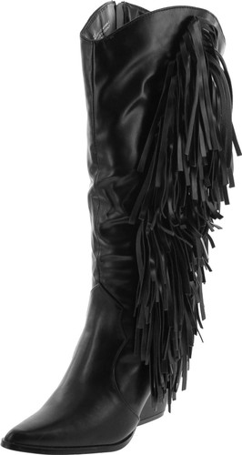 Cape Robbin Cowtown Cowboy Mid Calf Boots Women Western Cowgirl Boots With Chunky Block Heels