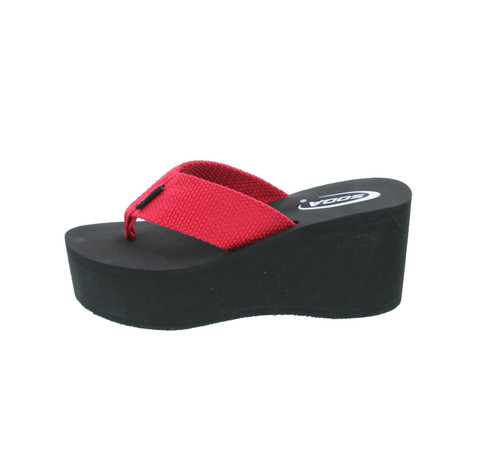 Soda Womens Oxley-S Flip Flop Platform Sandal