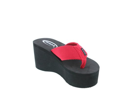 Soda Womens Oxley-S Flip Flop Platform Sandal