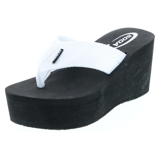 Soda Womens Oxley-S Flip Flop Platform Sandal