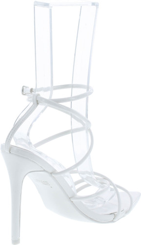 Cape Robbin Women's Strappy Pointy Open Toe Ankle Strap Stiletto Sandal-Ada