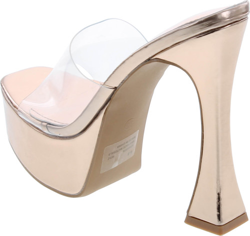 Cape Robbin Yeti Clear Sexy High Heels For Women