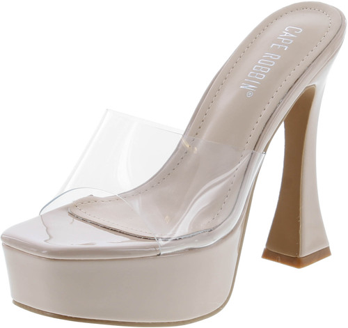 Cape Robbin Yeti Clear Sexy High Heels For Women