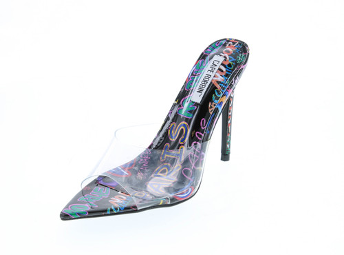 Cape Robbin Melrose Sexy Stiletto High Heels For Women, Transparent Booties For Women With Pointed Open Toe