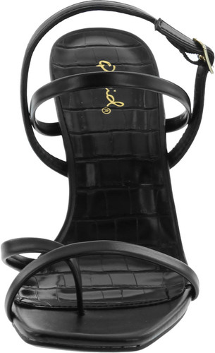 Qupid Kaylee Heels For Women - Sand Faux Leather Sling Back Sandals