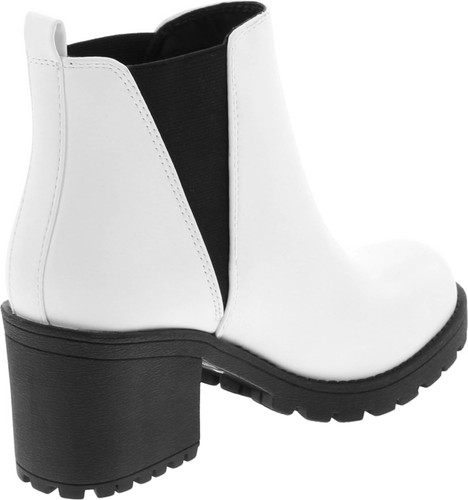 Soda Origami Womens Lug Sole Chelsea Ankle Booties Elastic Sides