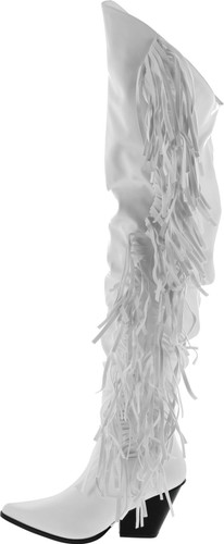 Cape Robbin Gabanna Cowboy Over The Knee Boots Women, Western Cowgirl Boots Fashion Dress Fringe Boots For Women