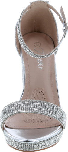 Women Ankle Strap Open Toe Chunky Platform Dress High Heel Sandal