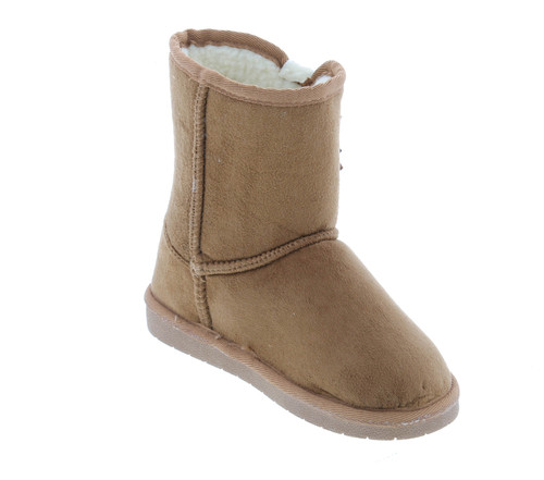 Forever Link Ann 36K Little Girls Shearling Bowtie Fur Boots
