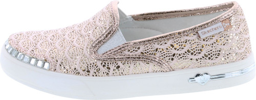 Skechers Girls' Shoutouts Crochet Crush Slip-On Sneaker