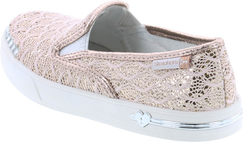 Skechers Girls' Shoutouts Crochet Crush Slip-On Sneaker