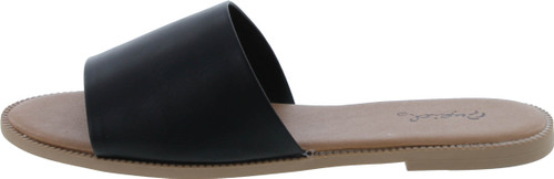 Qupid Desmond Slides For Women Single Band Slide Sandals For Women