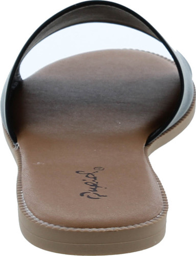 Qupid Desmond Slides For Women Single Band Slide Sandals For Women