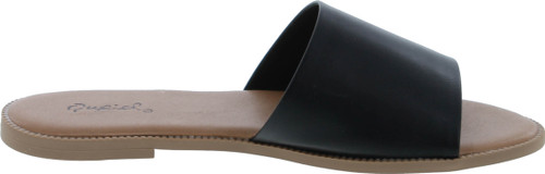 Qupid Desmond Slides For Women Single Band Slide Sandals For Women