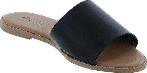 Qupid Desmond Slides For Women Single Band Slide Sandals For Women