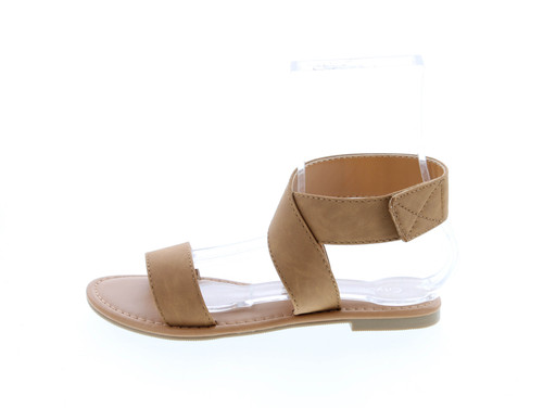 Soda City Classified Women's Lace Up Gladiator Flat Sandal