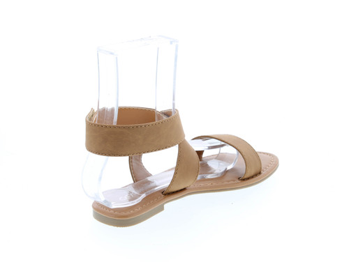 Soda City Classified Women's Lace Up Gladiator Flat Sandal