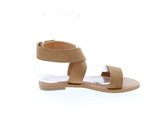 Soda City Classified Women's Lace Up Gladiator Flat Sandal