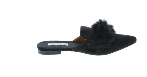 Cape Robbin Fine Furry Flat Black