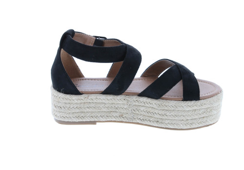 Bonnibel Fatima-1 Cute Sexy Expadrille Platfrom X Strap Sandals, Open Toe