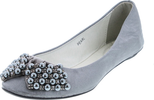 Gcny Womens Pearl Fashion Dress Flats Shoes
