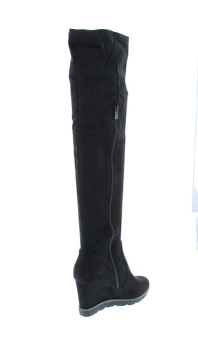 Betani Diana-1 Women's Stretchy Over The Knee Platform Wedge Boots