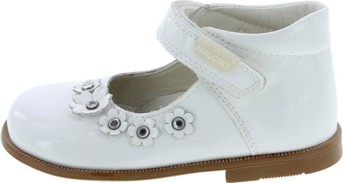 Pablosky Girls Patent Leather High Top Girls Dress Shoe