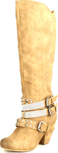 Not Rated Womens Cocktail Queen Riding Boots