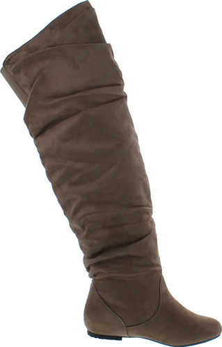 Nature Breeze Vickie Women's Over The Knee Slouchy Boots