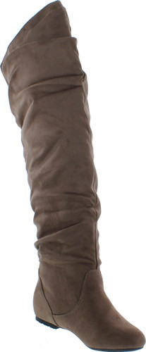 Nature Breeze Vickie Women's Over The Knee Slouchy Boots