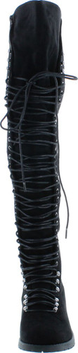 Travis 05 Women Military Lace Up Thigh High Combat Boot