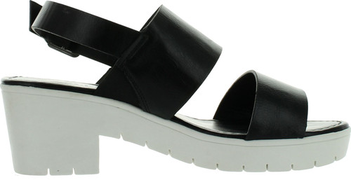 Bamboo Womens Odessa-05 White Sole Dual Strap Sling Back Closure Fashion-Sandals