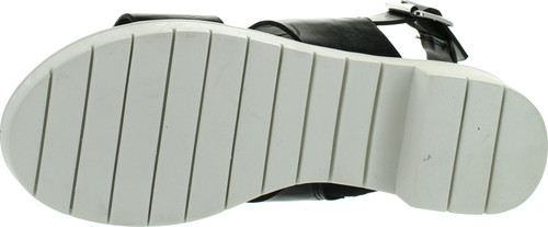 Bamboo Womens Odessa-05 White Sole Dual Strap Sling Back Closure Fashion-Sandals
